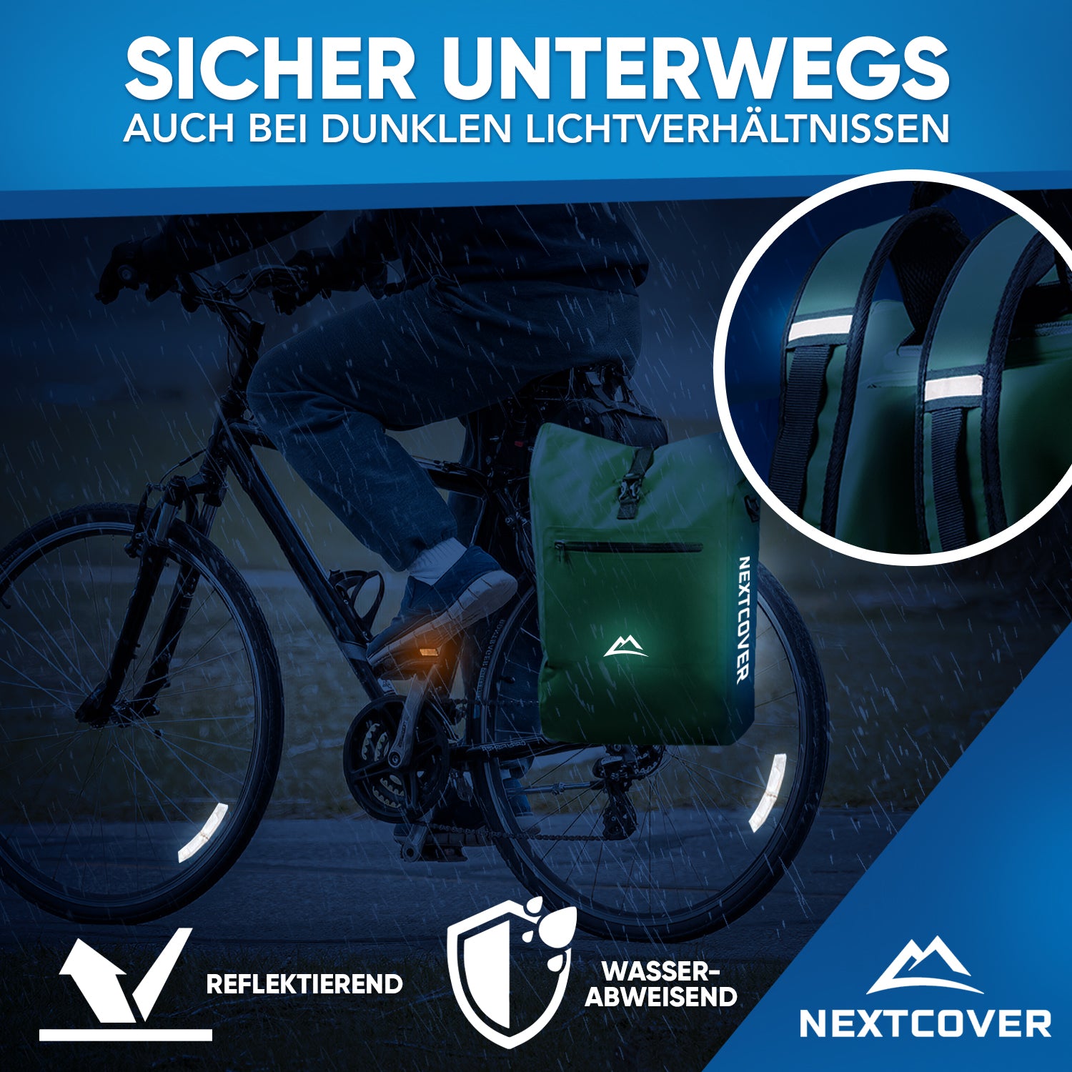 NextBag 3in1 Fahrradtasche - dein Begleiter für den Alltag