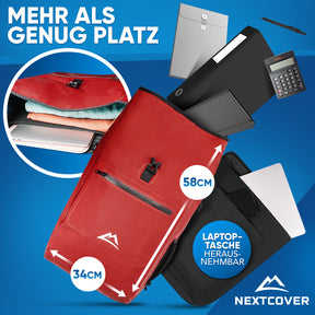NextBag 3in1 Fahrradtasche - dein Begleiter für den Alltag
